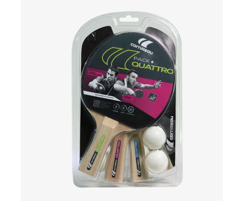Набор ракеток для настольного тенниса Cornilleau SPORT Pack Quattro (4шт)